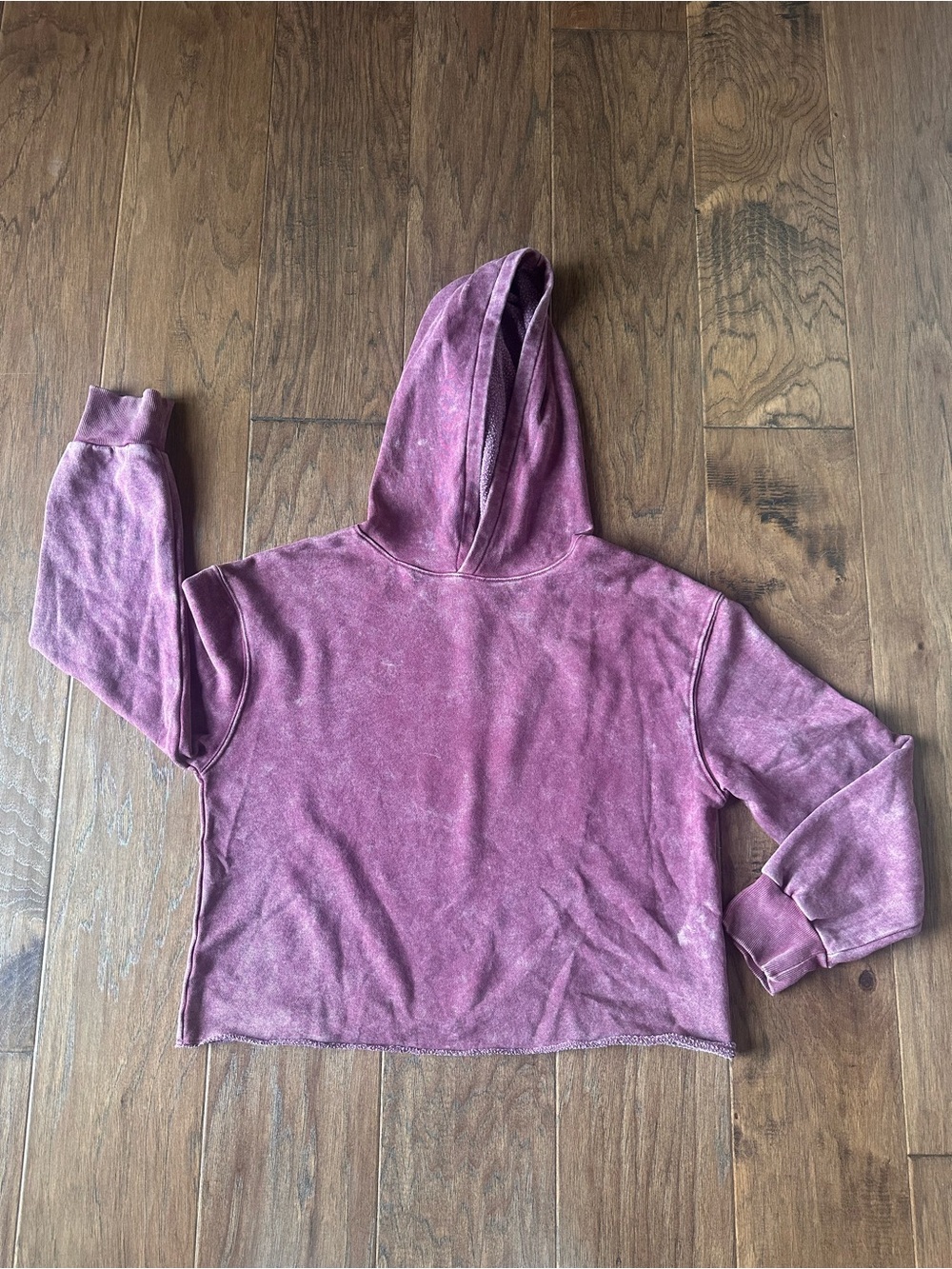 art class Washed Rose Cropped Hoodie